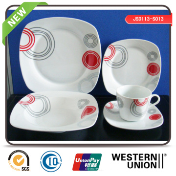 Vaisselle en porcelaine de la vente directe en usine